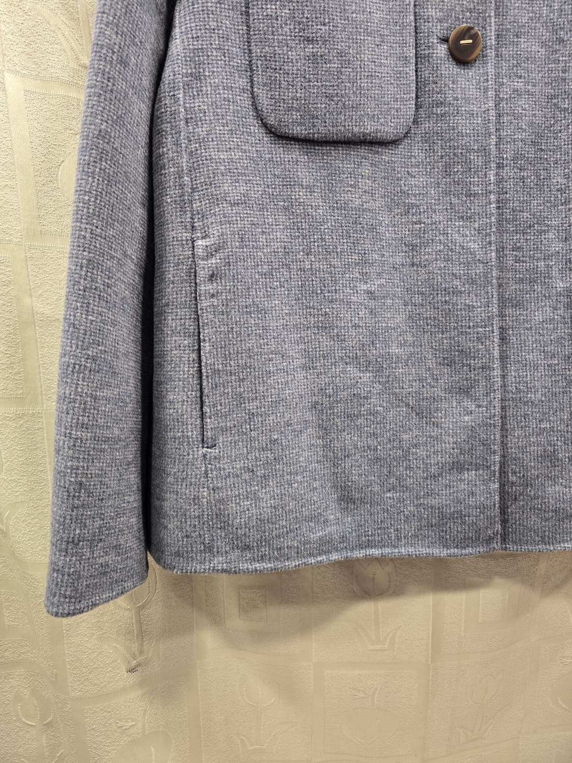 프렐린 PRELIN 핸드메이드 그레이 울 혼방 코 자켓 66 상품이미지4