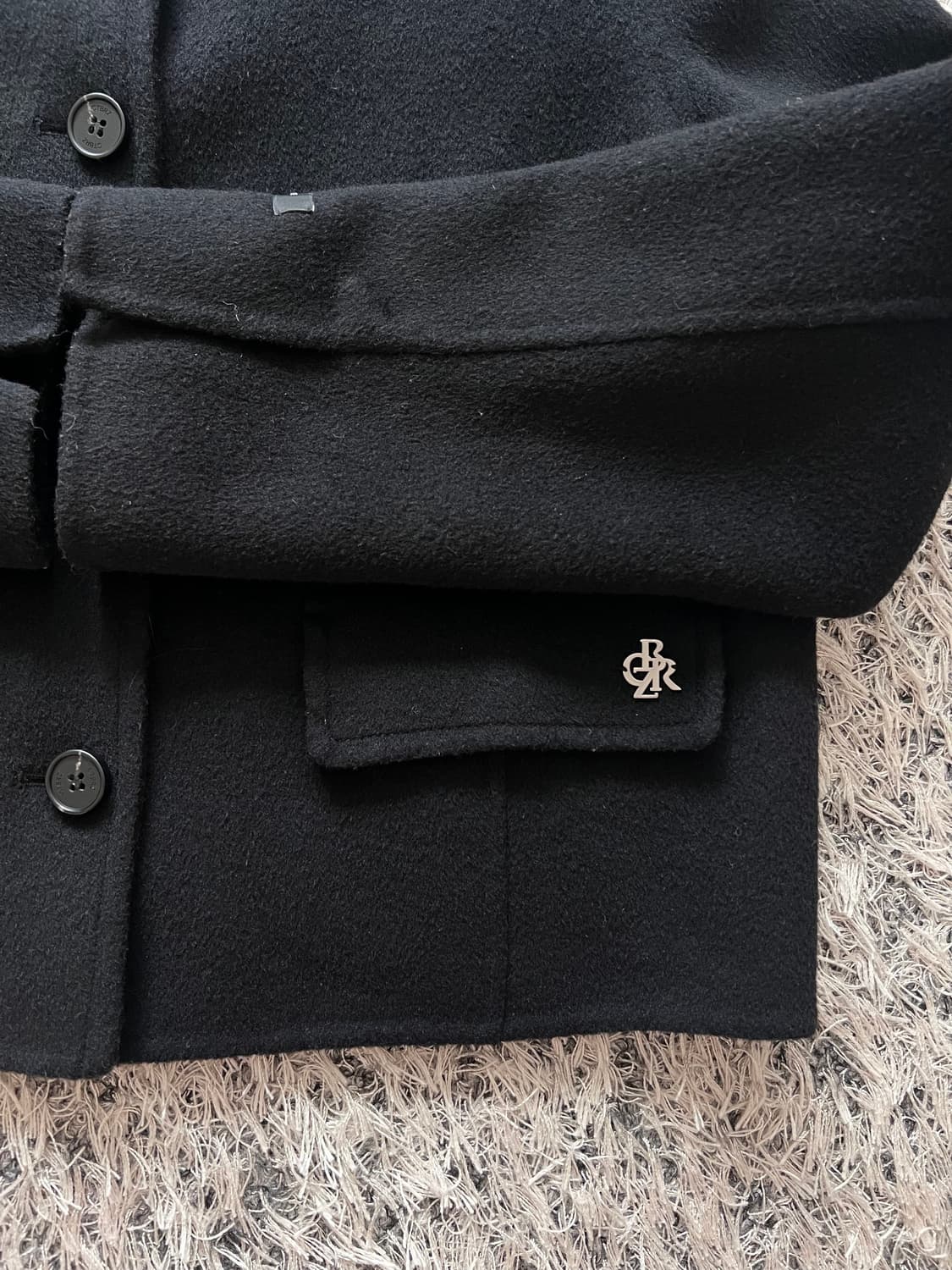 시티브리즈 싱글 숏 코트 블랙컬러 상품이미지3