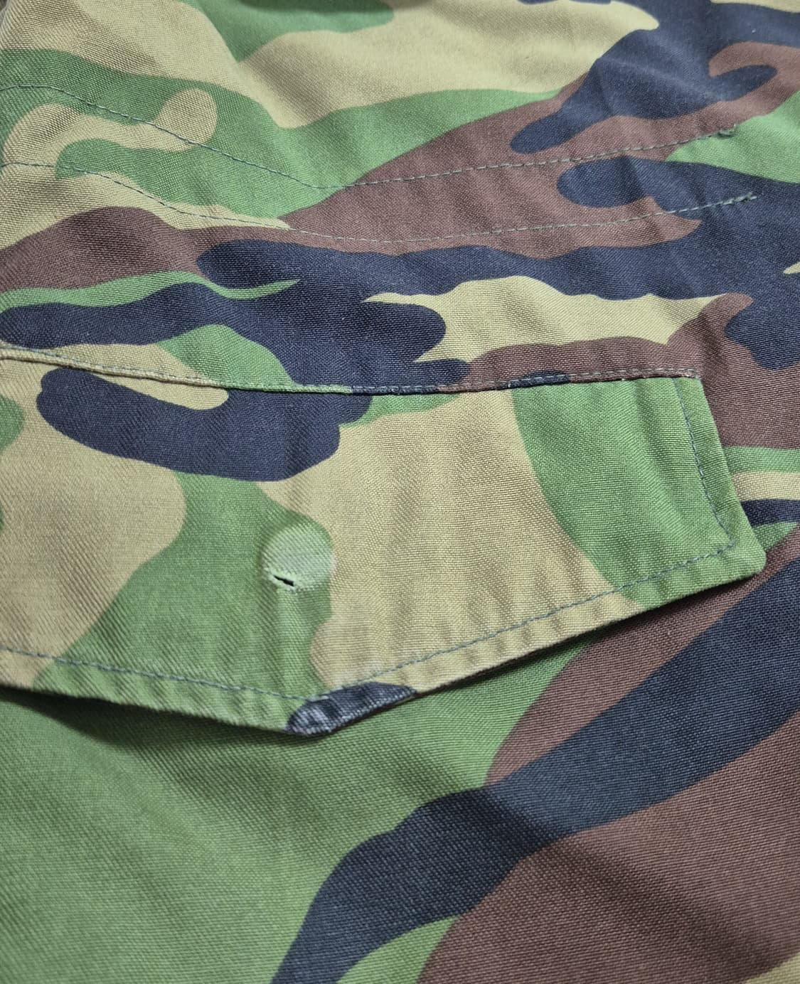 육군 구형 201특공여단 일병 후기형 야전상의 전투복 상의 자켓 (L) 상품이미지8