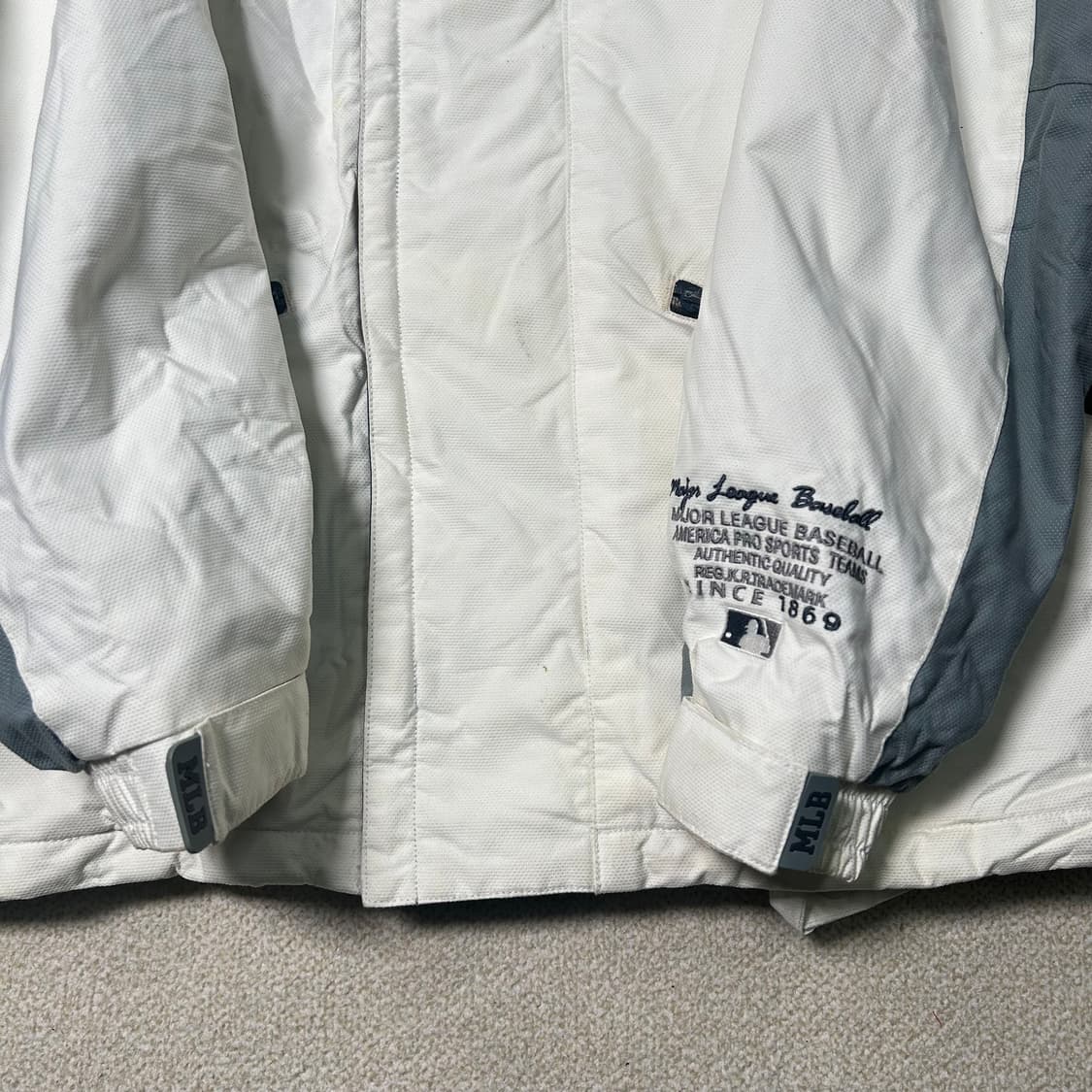 (XL) MLB 화이트 시카고 컵스 스노우보드 점퍼  상품이미지4