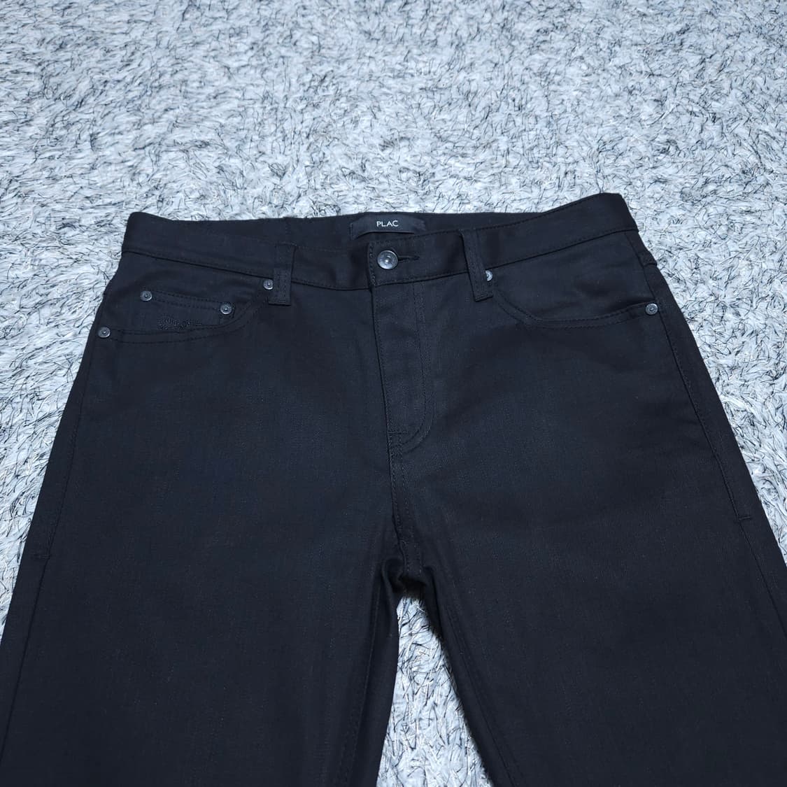 플랙진) 33 남자 블랙진 일자핏 / 왕눈이샵 상품이미지2