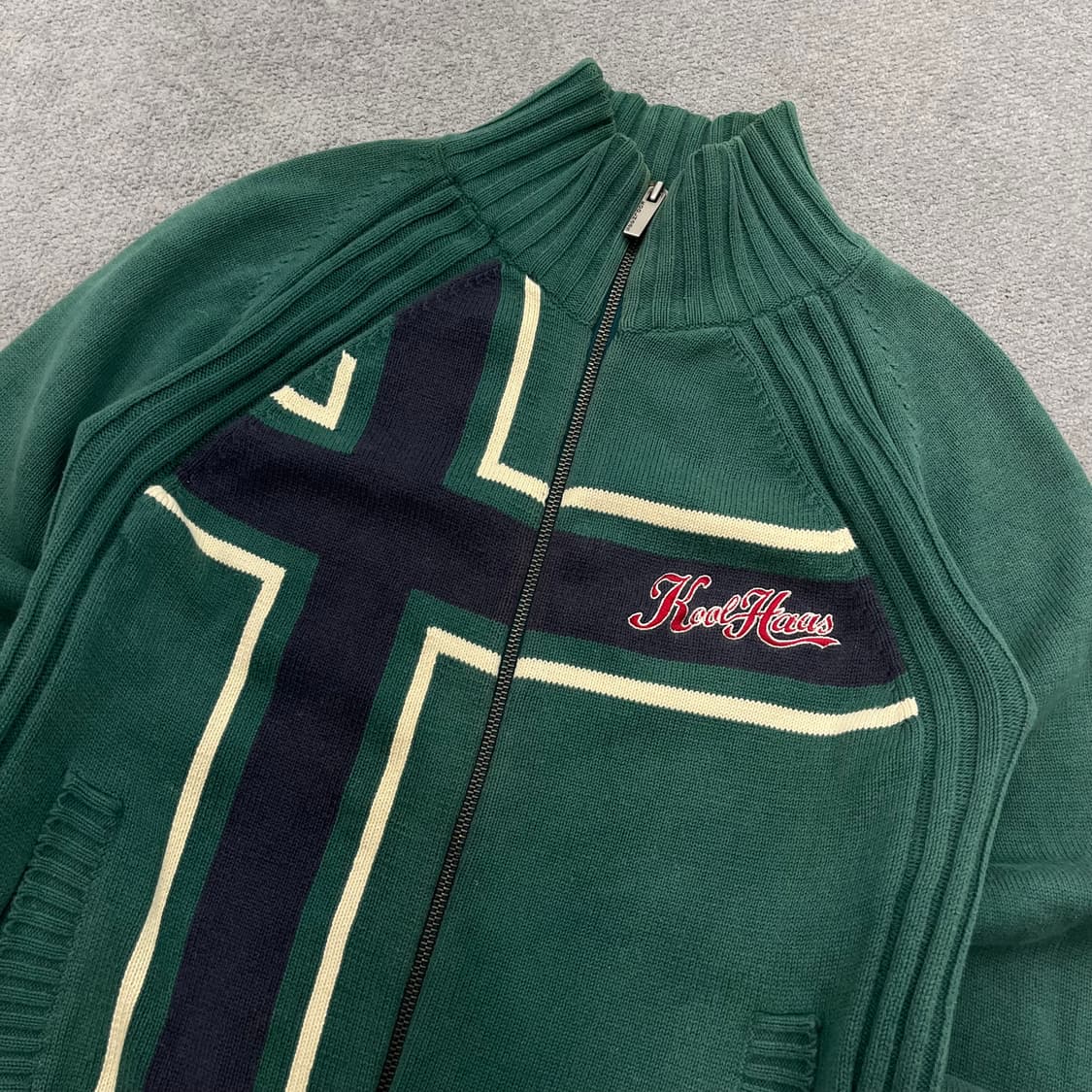 95 kool hass 니트집업 자켓 상품이미지2
