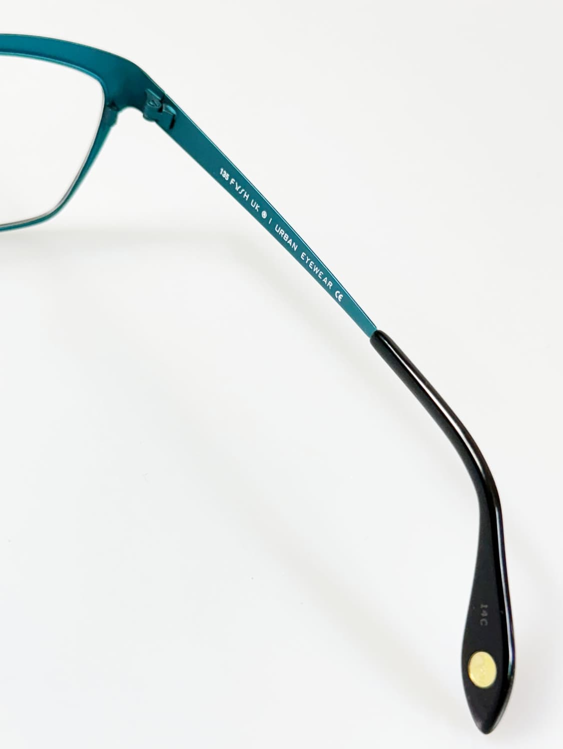 영국제 FYSH 틸 레오파드 메탈 캣아이 스퀘어 빈티지 안경 상품이미지6