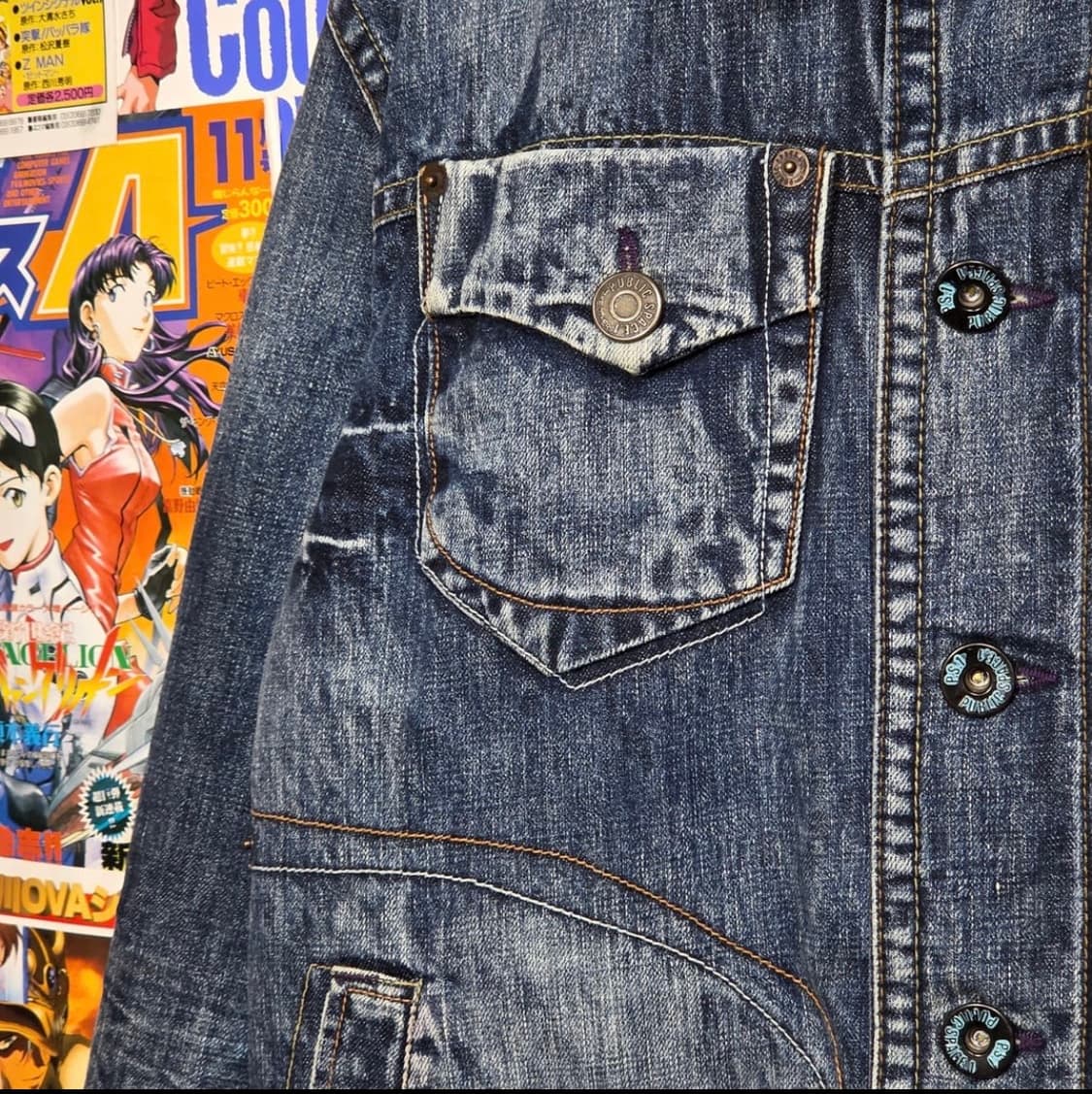 쉐르파 중청 데님자켓 상품이미지3