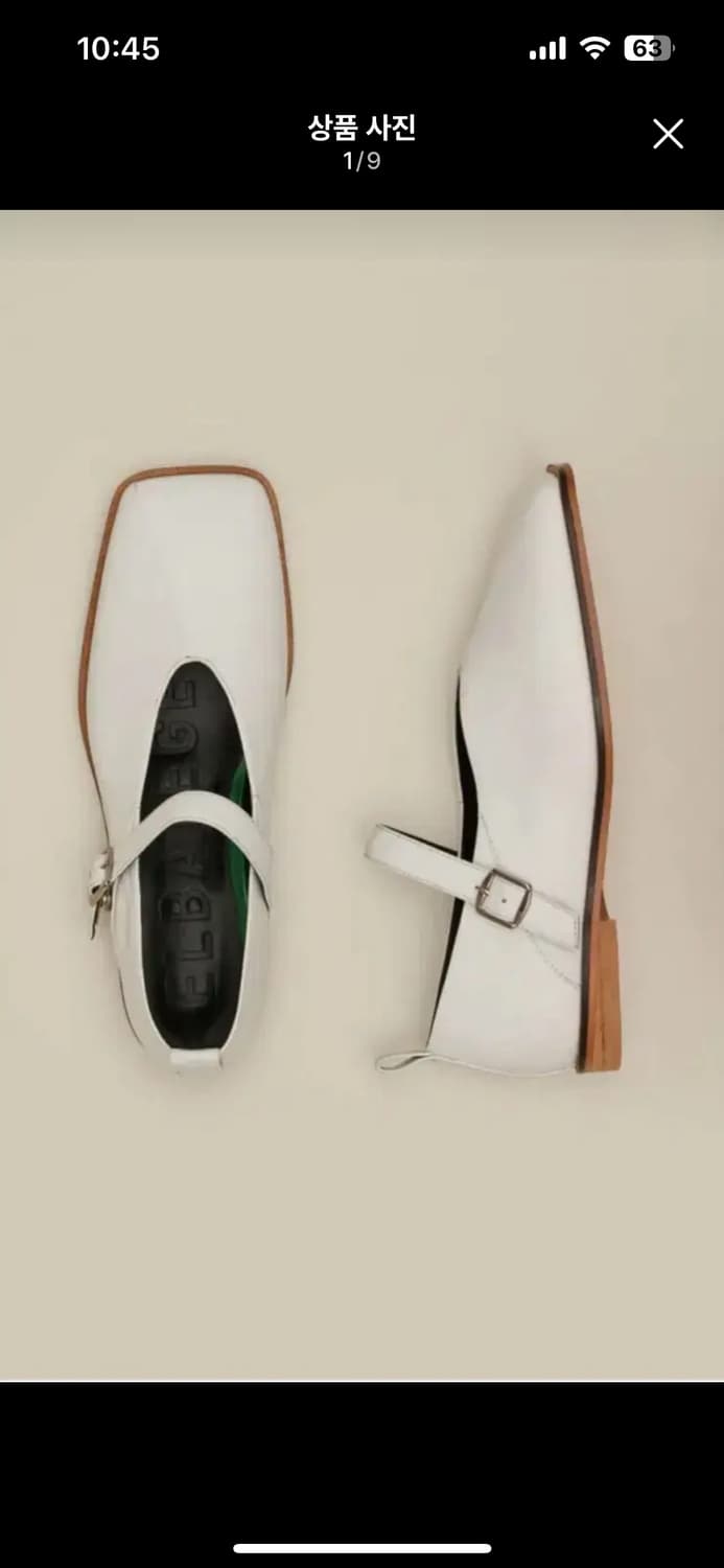 [새상품]엘바테게브 양가죽+소가죽 메리제인 235 상품이미지2