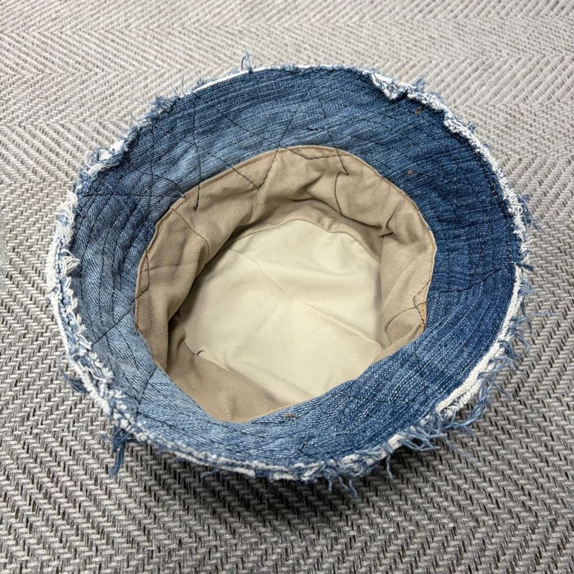 빈티지 패치워크 데님 버킷햇(진청) v1461 상품이미지4