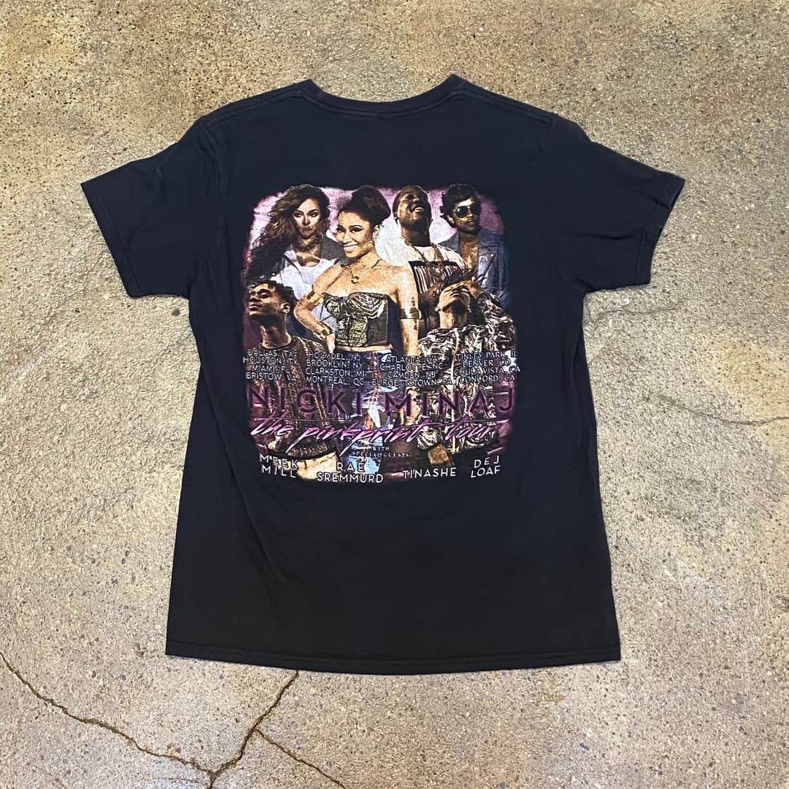 미국 빈티지 니키미나즈 NIKI MINAJ 투어티 락티셔츠 반팔티 상품이미지4