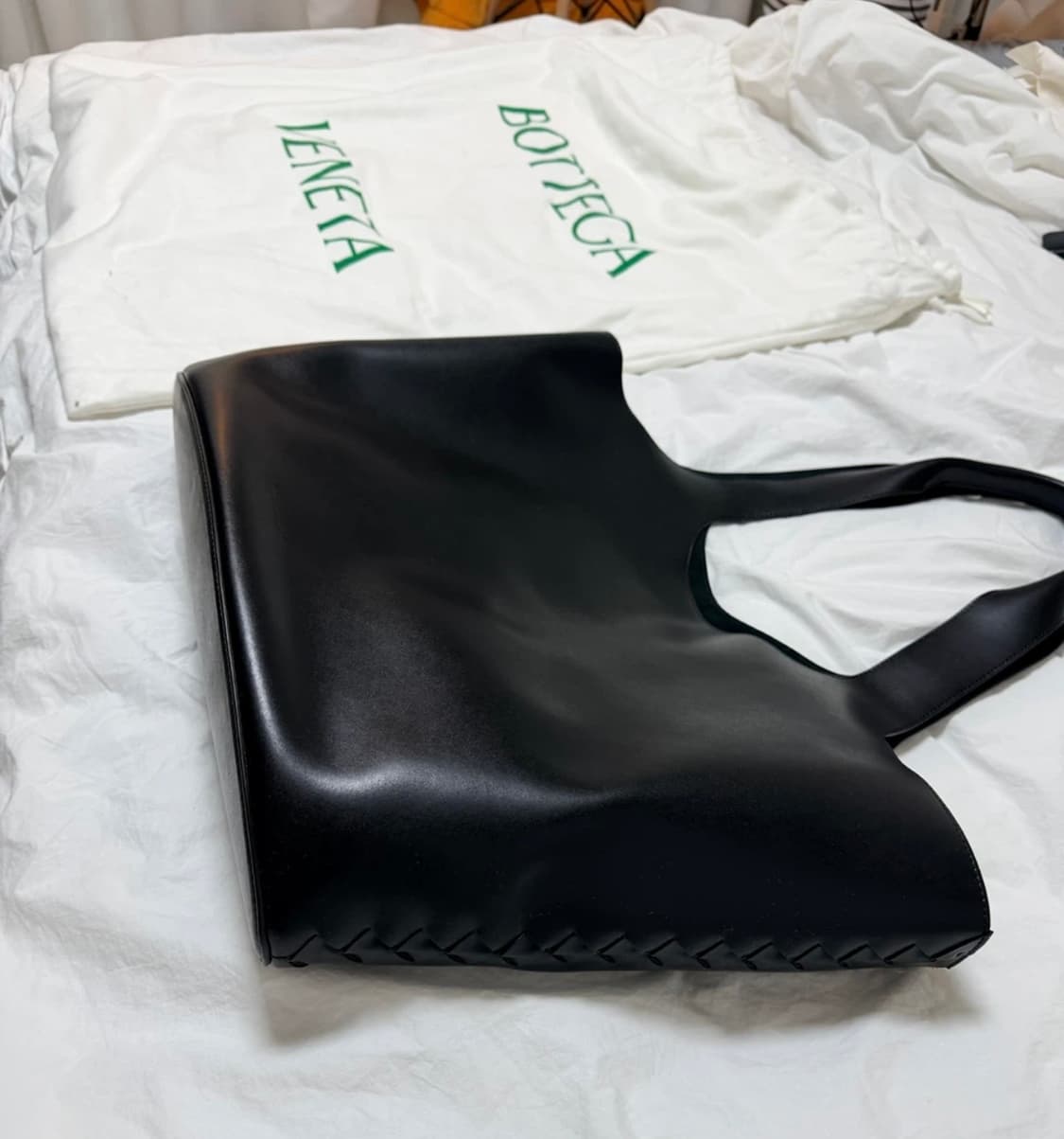 보테가베네타 디아고 쇼퍼백 라지 블랙 새상품급 상품이미지3