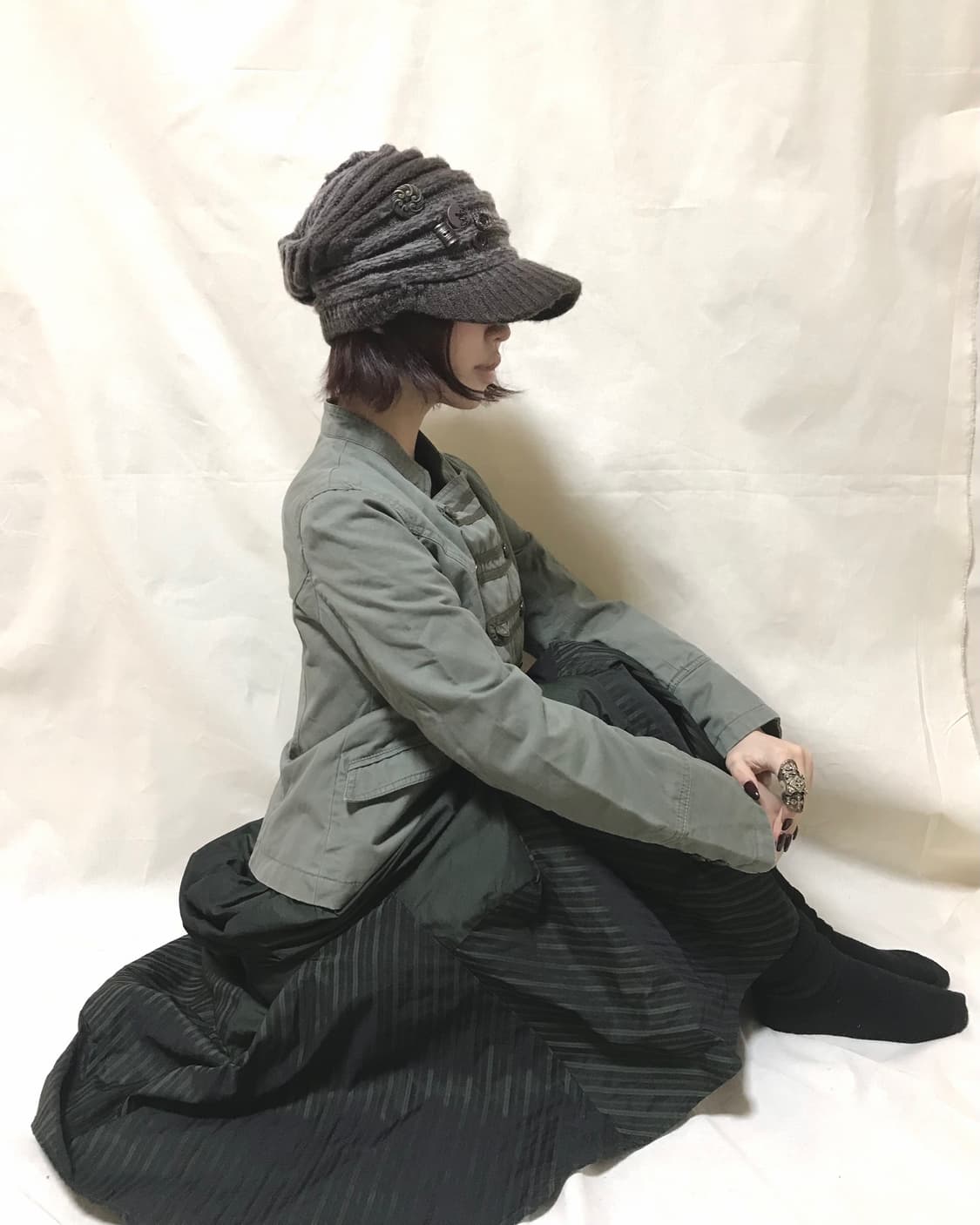 카키 나폴레옹 자켓 상품이미지4