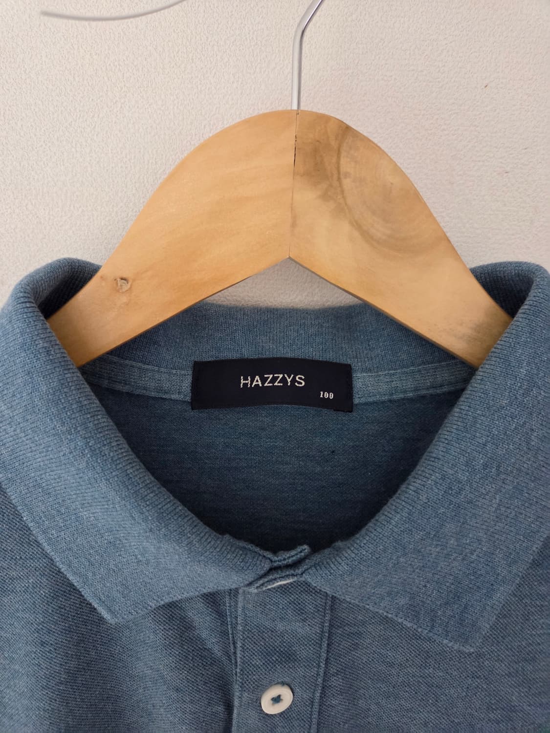 헤지스 블루 반팔카라티(95사이즈) 상품이미지5