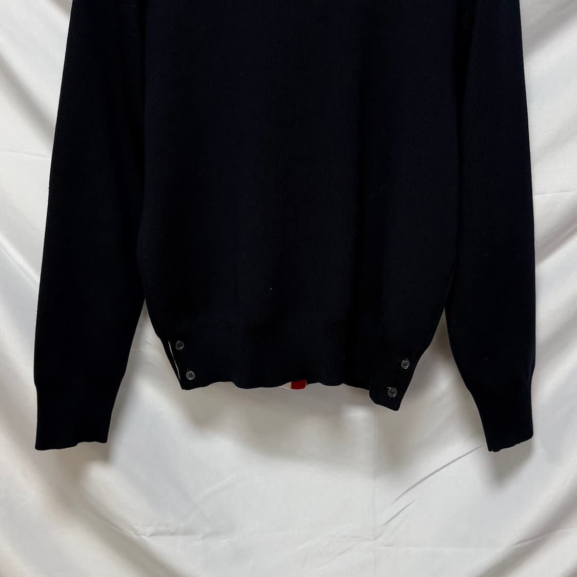 [S+급/3] 톰브라운 밀라노스티치 백삼선 니트 백화점판 상품이미지5