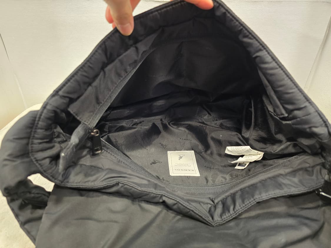 캉골 푸퍼 메신저백 L 블랙 상품이미지8