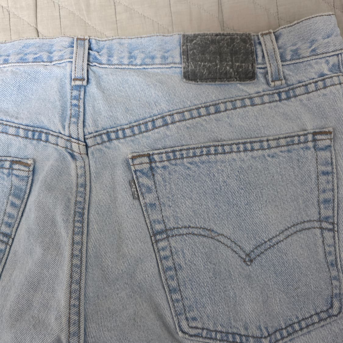 [38X32] 90s 빈티지 리바이스 실버탭 연청 배기핏 ver 라이트 상품이미지8