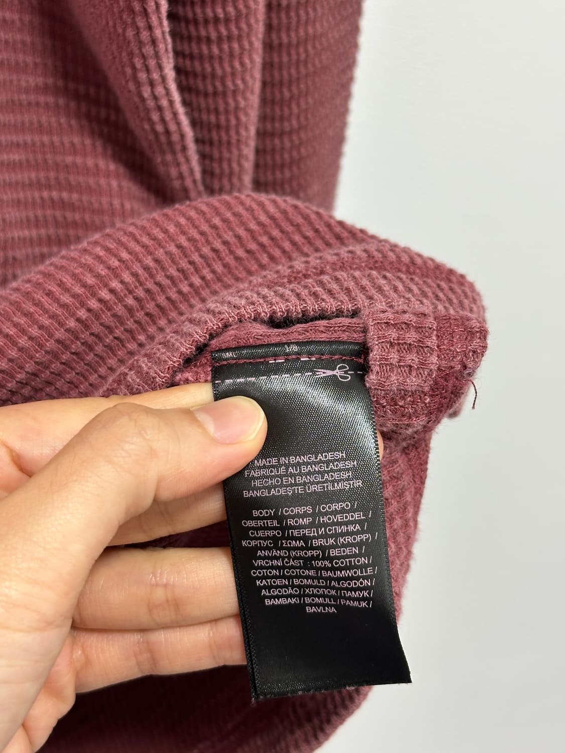 RRL Ralph Lauren 인디고 헨리넥 와플 니트 상품이미지4