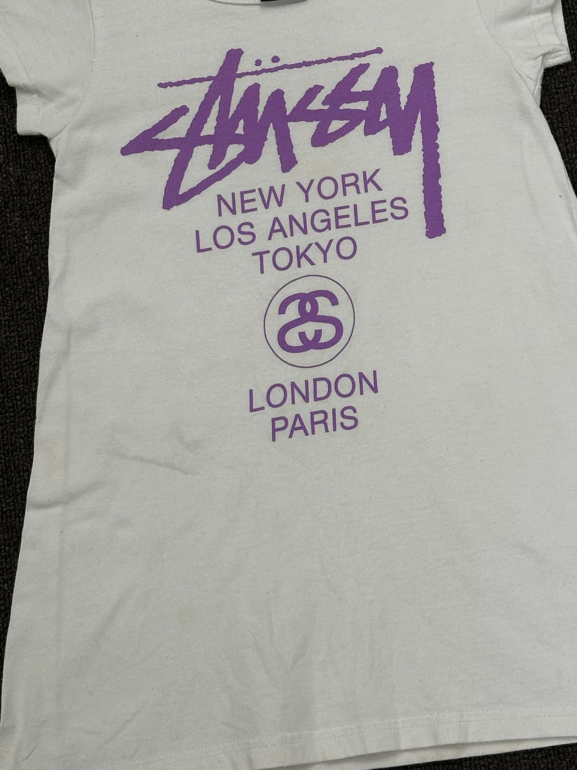 M)스투시 여성 월드투어 반팔 상품이미지2