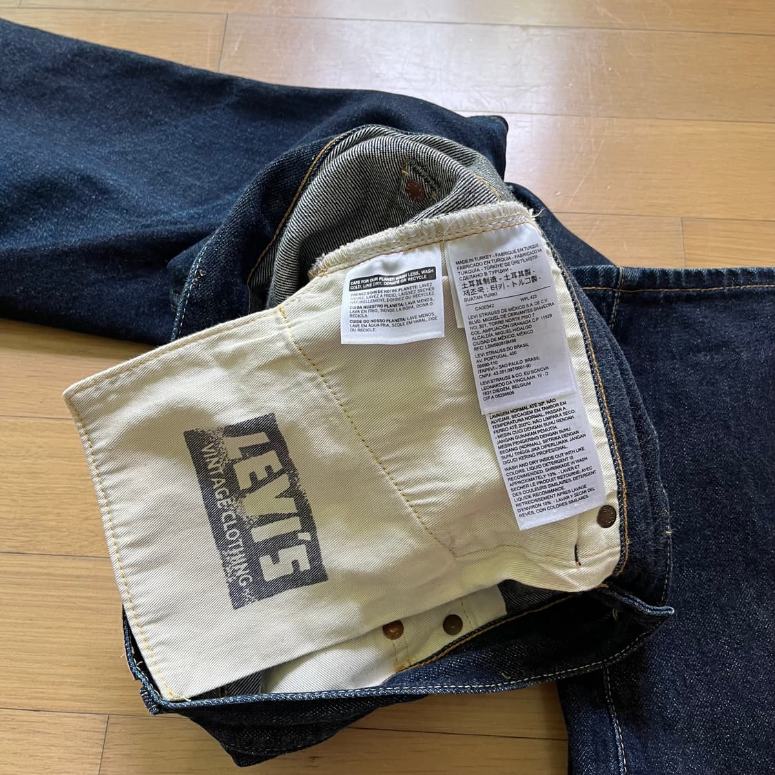 LVC 55501 셀비지 데님 팬츠 리바이스 빈티지 클로딩 상품이미지8
