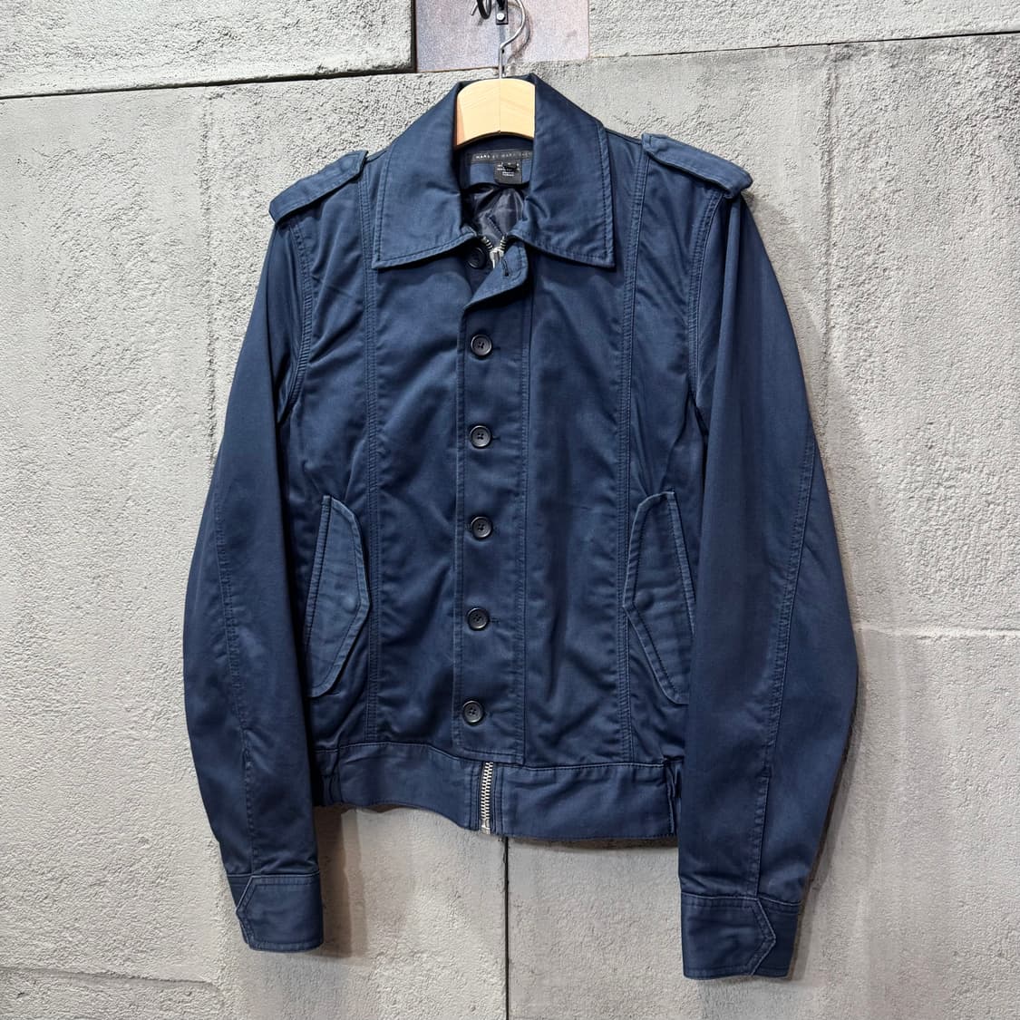 마크 제이콥스 네이비 바이커 봄버 자켓 (S)   상품이미지1