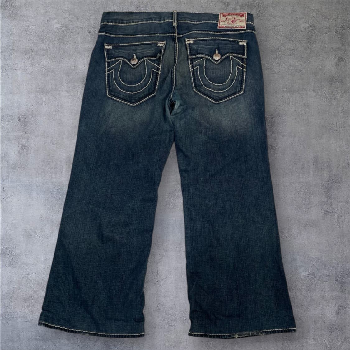 트루릴리전 중청 빌리 자이언트 빅티 워싱 데님팬츠 40 상품이미지6
