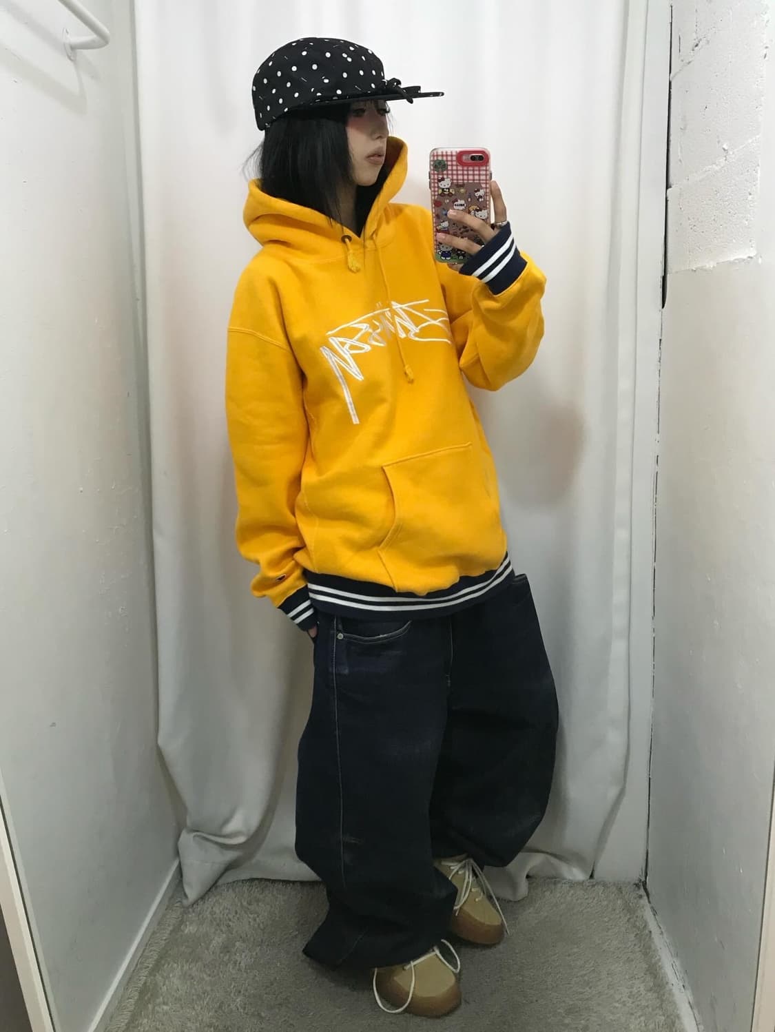 Stussy X Champion Collaboration Hoodie 상품이미지5