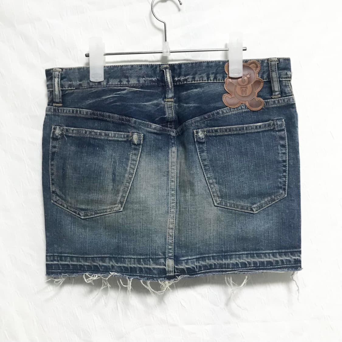 택포•hysteric glamour 히스테릭글래머 퍽 베어 데님 스커트 상품이미지2