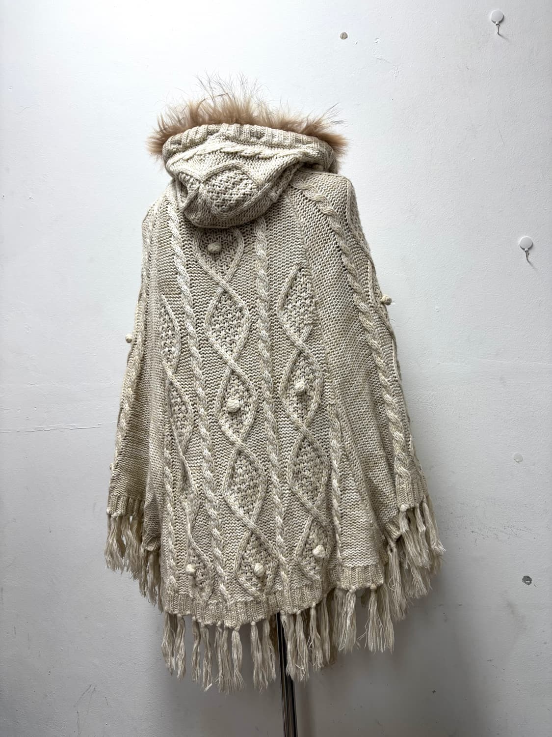 [Vintage] Fur Hoodie Cape 상품이미지4