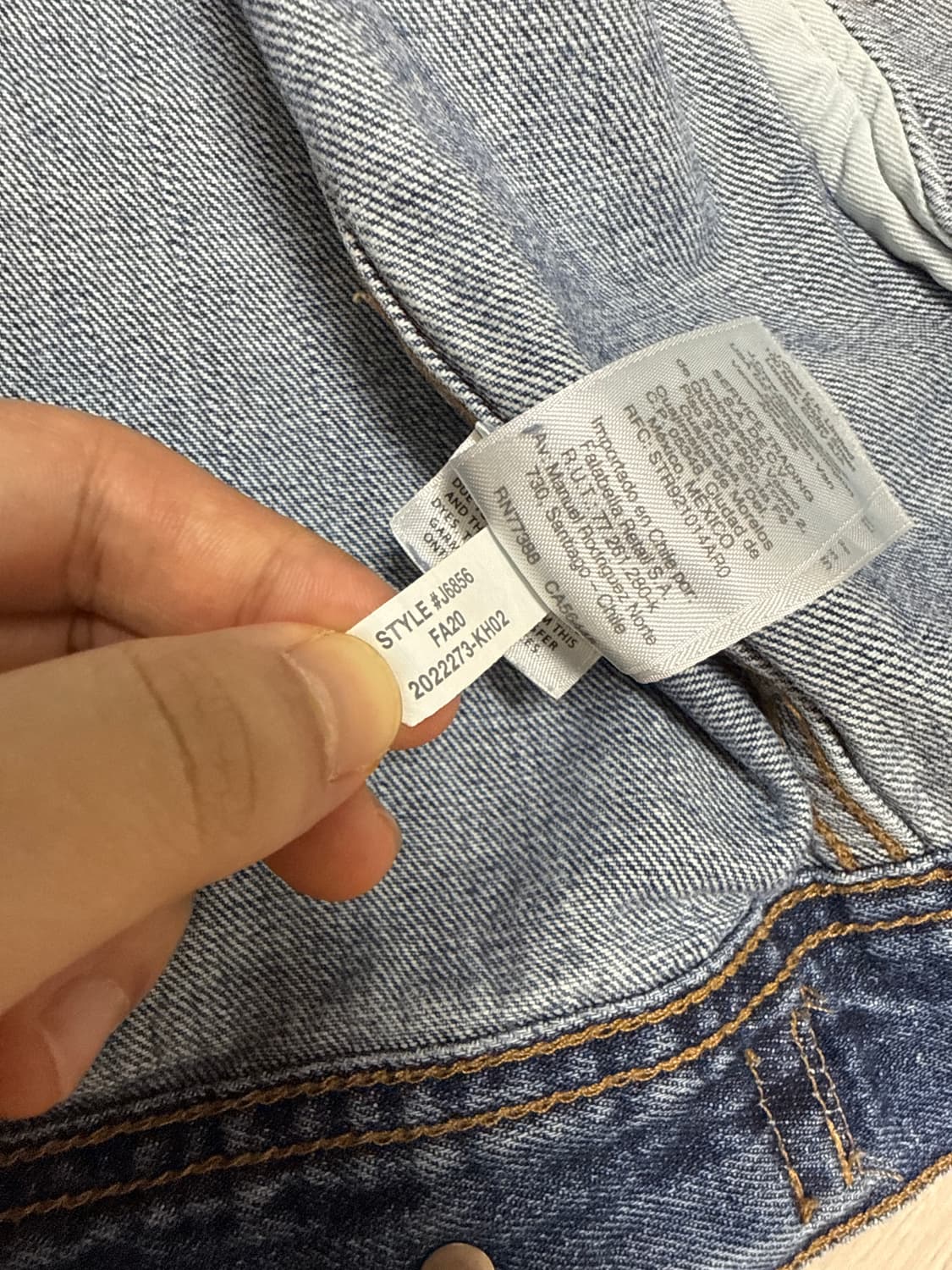 80s~00s 빈티지 J.Crew 데님 트러커 자켓 상품이미지10