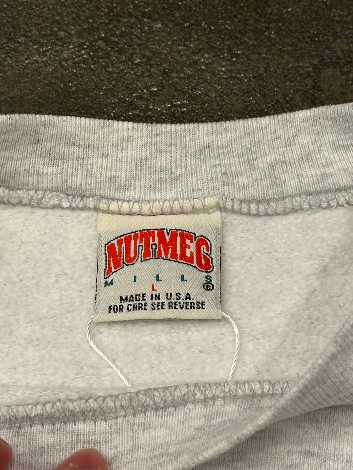 90s Made in USA Nutmeg NFL 스웻셔츠 L 상품이미지4