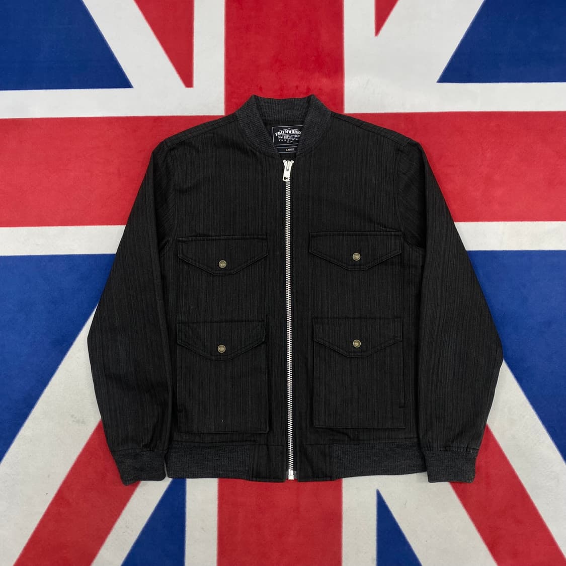 프리즘웍스 크루셜 블루종 자켓 L  상품이미지1