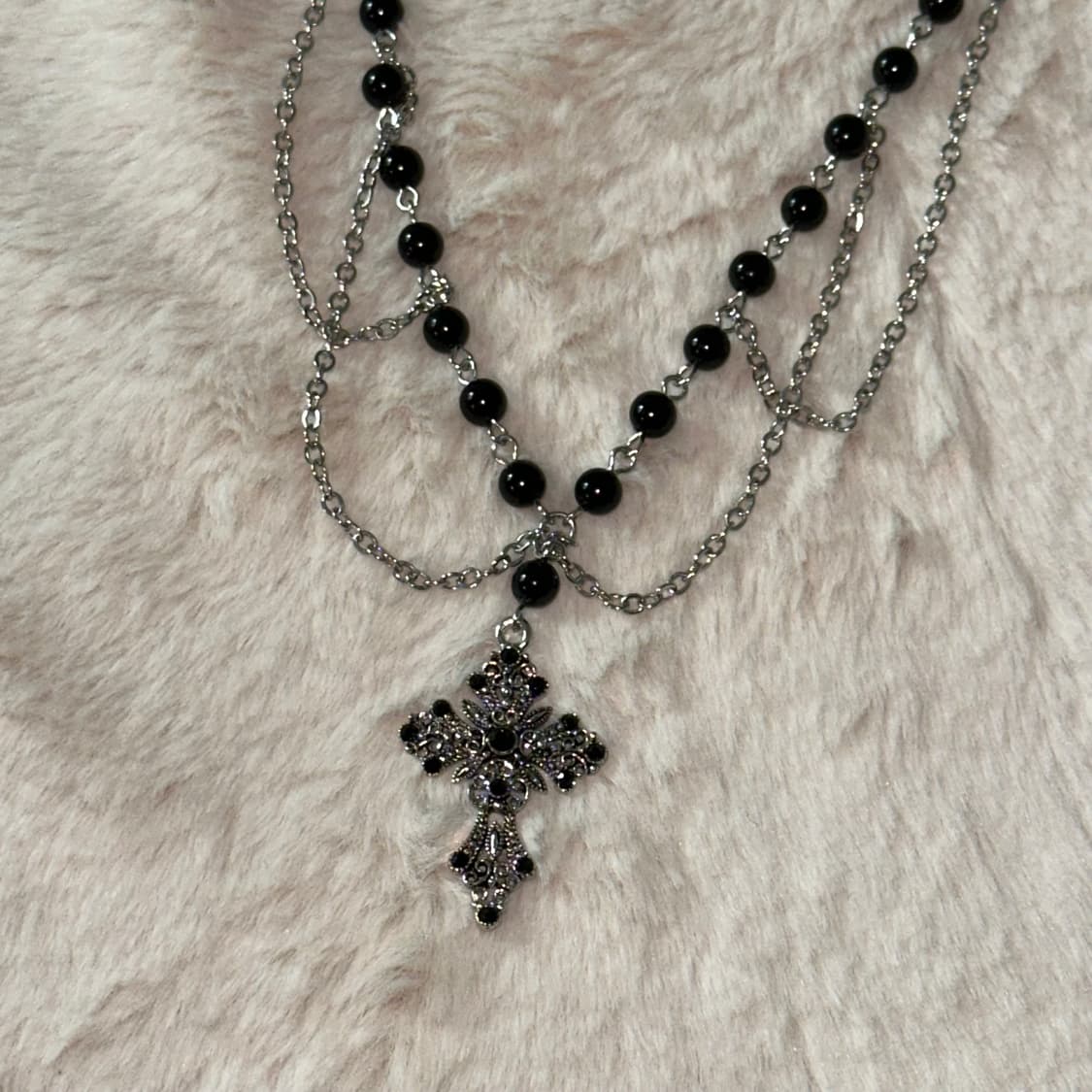 Gothic cross necklace 상품이미지1