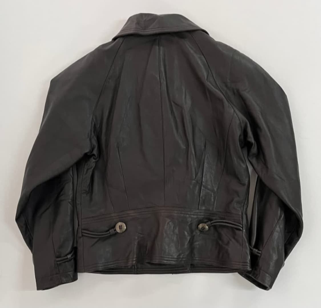 램스킨 레더 더블 봄버 상품이미지3