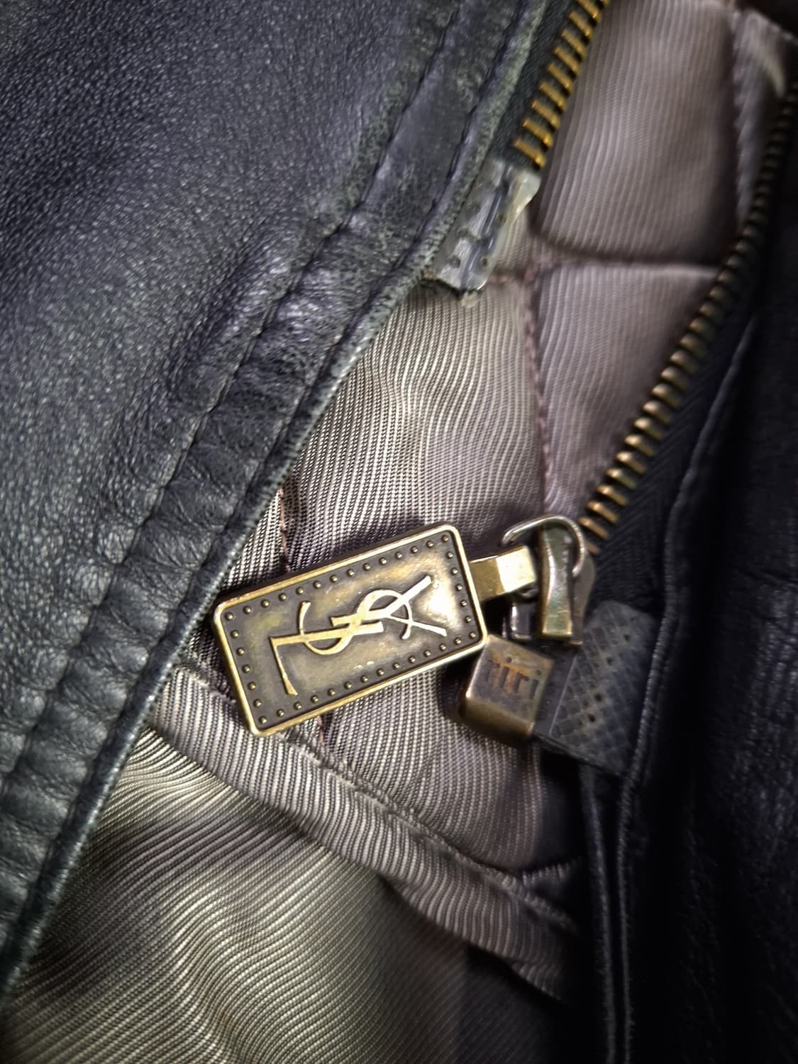 오리지날 80's 국내산 입셍로랑 리얼램스킨 반코트 상품이미지5