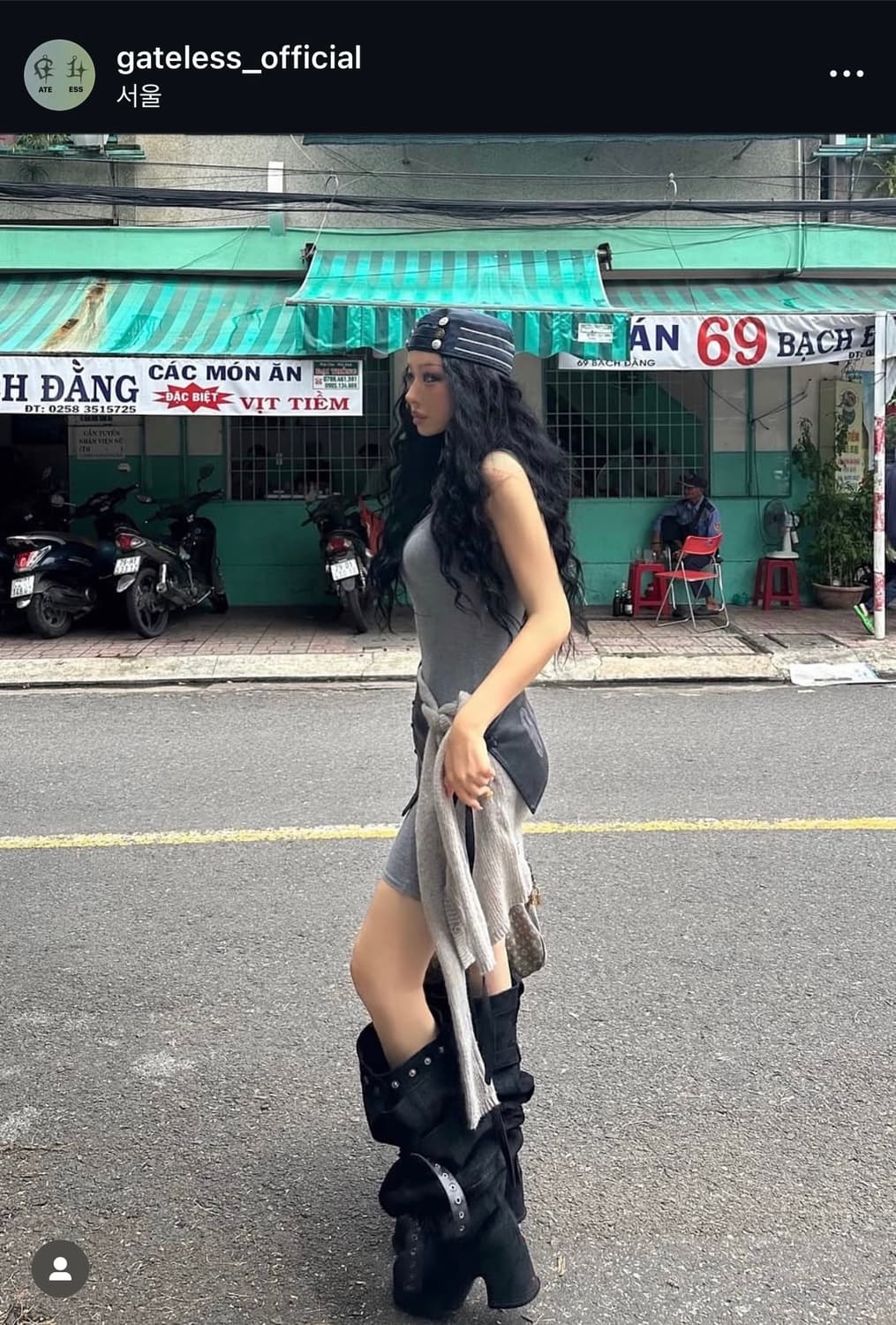 게이트리스 싸이하이 버클 스웨이드 롱부츠 카멜 M(235 240 245) 상품이미지9