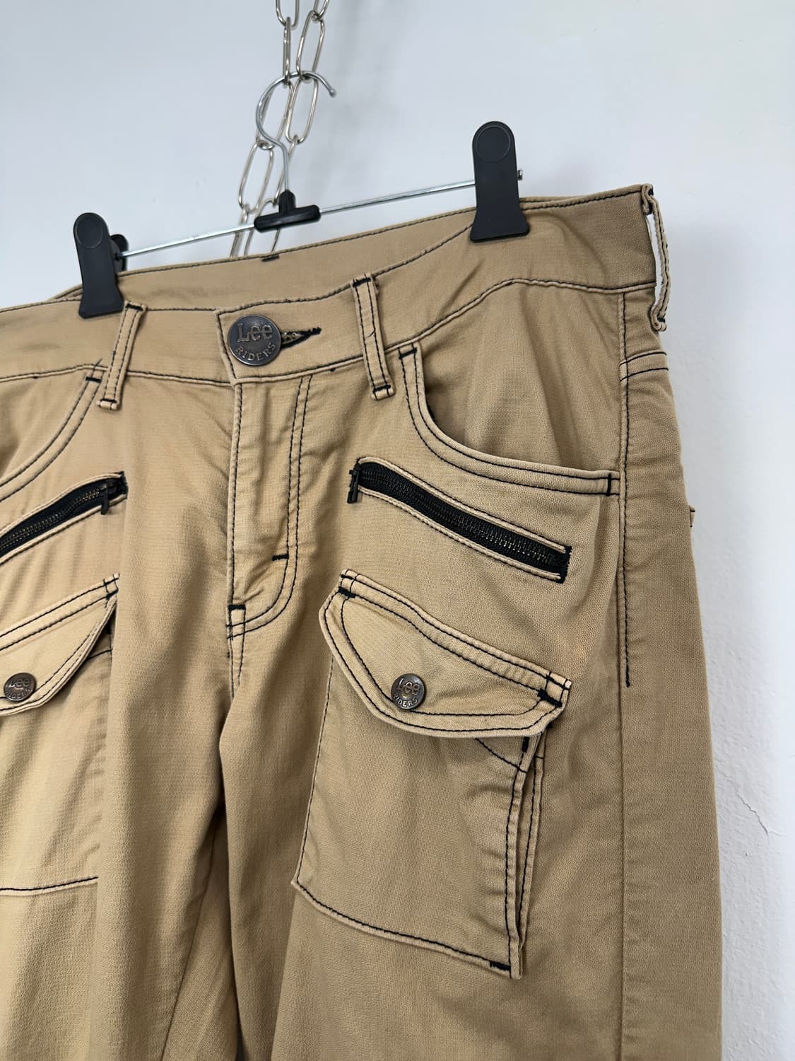 Lee zipper point back strap detail moto  상품이미지3