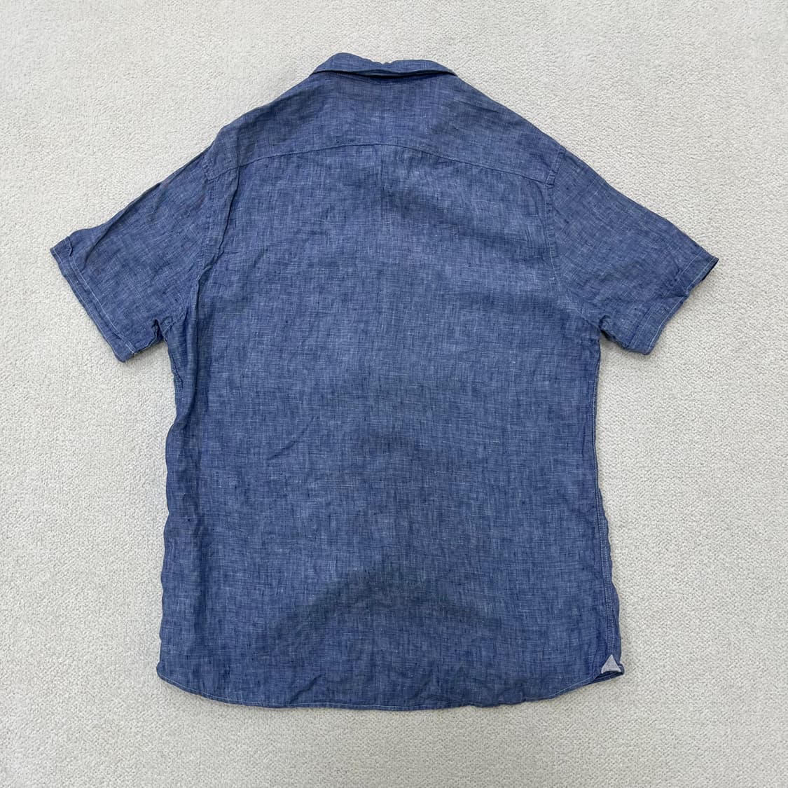 110 헨리코튼 린넨 반팔 셔츠 0415M 상품이미지4