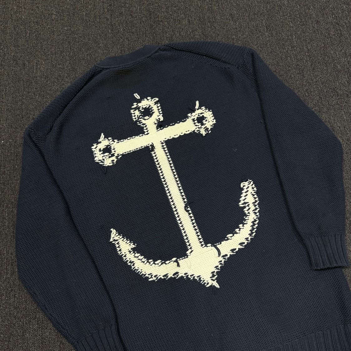 N21 앵커 모티프 니트 가디건  상품이미지2