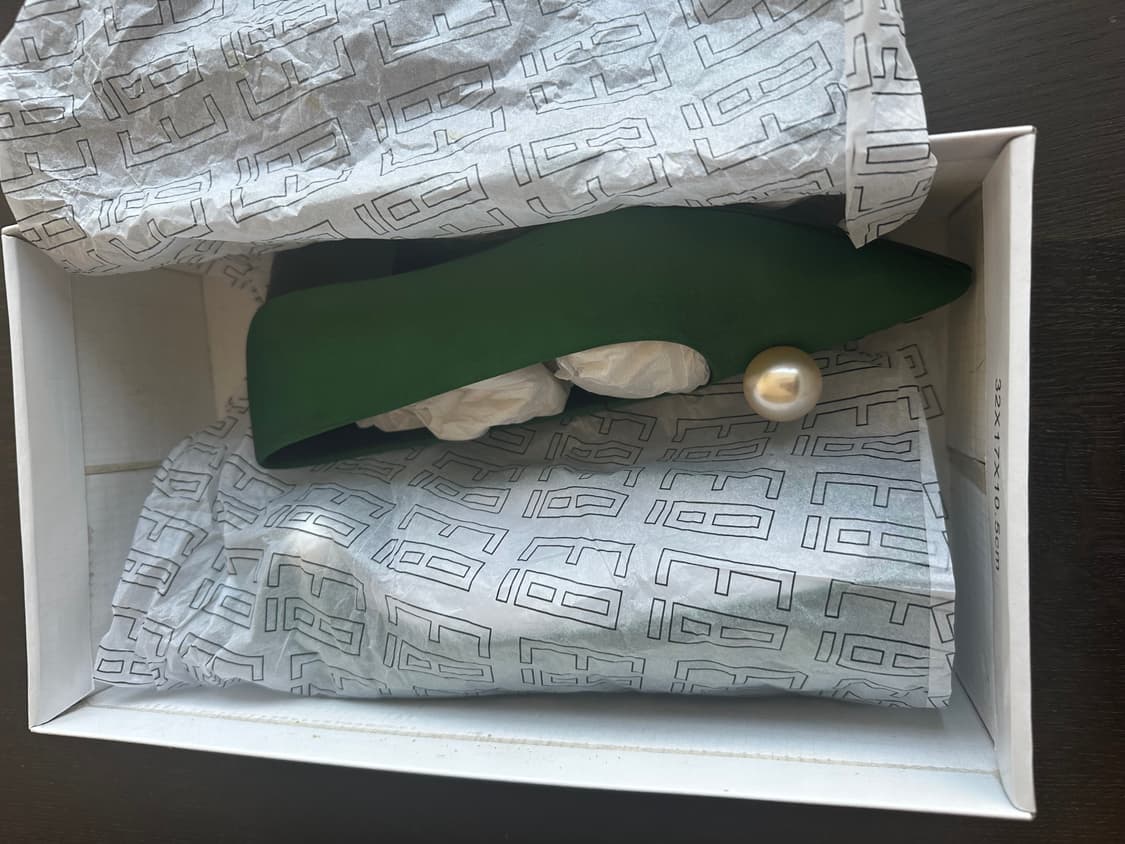 EB by MIISTA 그린 플랫슈즈 36 새상품 상품이미지6