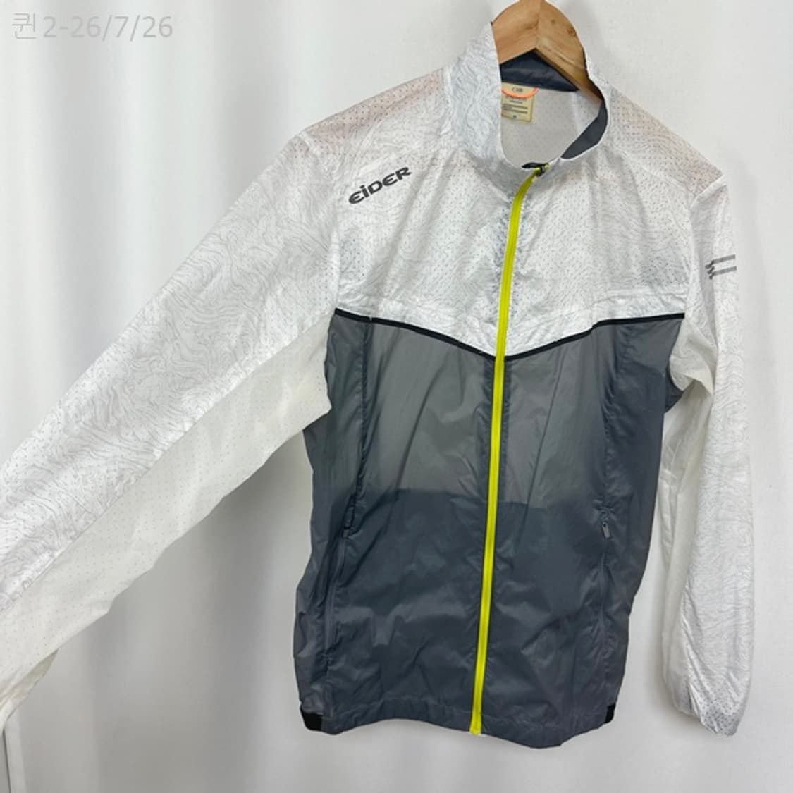 아이더 남자 통풍 얇은 바람막이 L 상품이미지3