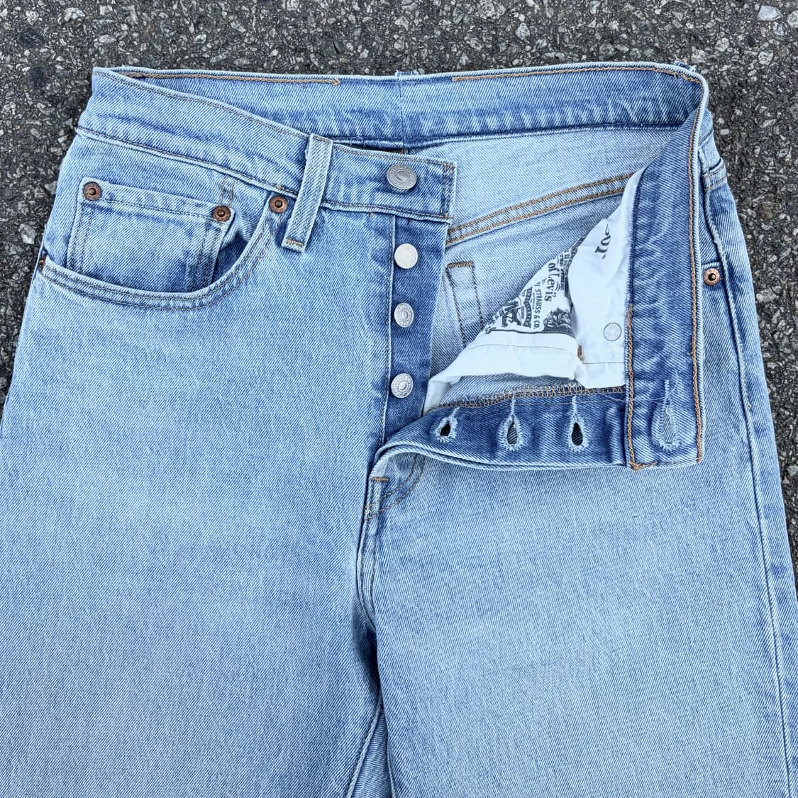 리바이스 501 스트레이트 연청 데님 (28)  상품이미지2