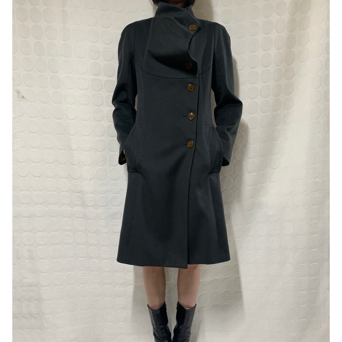 vivienne westwood 딥그린 울 코트 상품이미지1