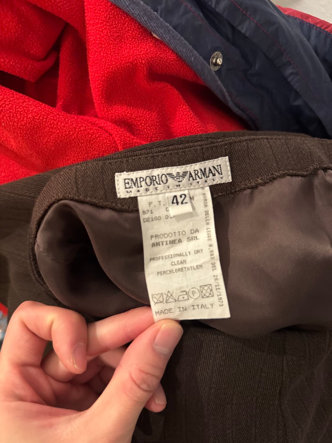 90s 엠포리오 아르마니 여성 셋업 상품이미지4