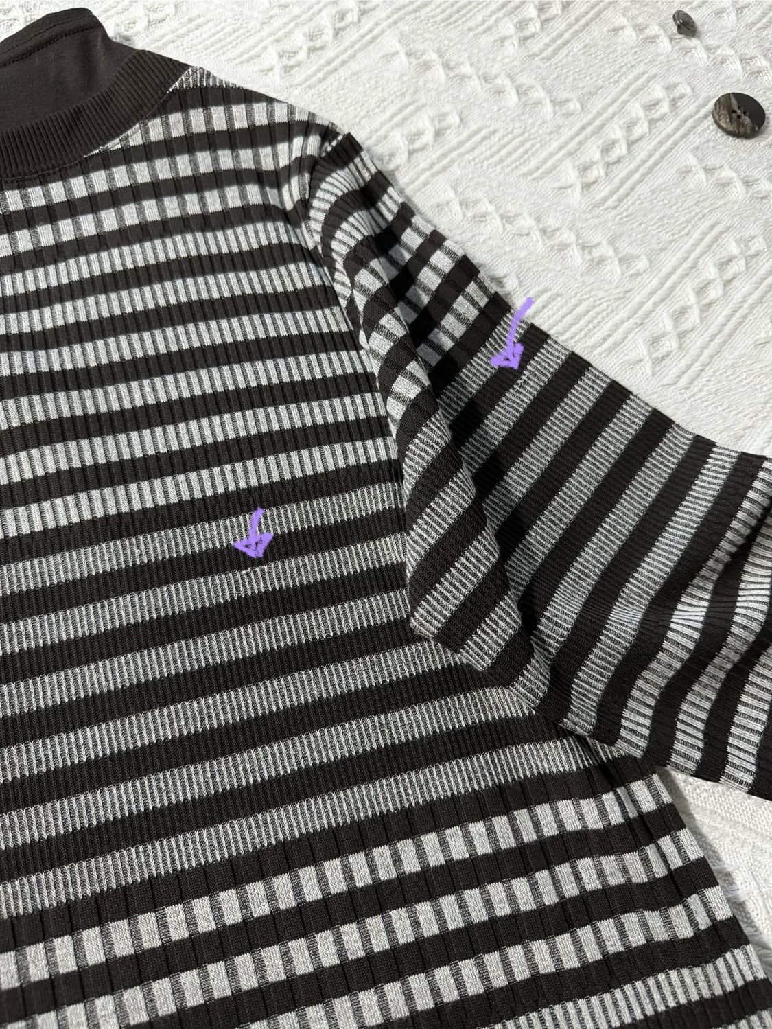 레이어드 버튼 니트 상품이미지8