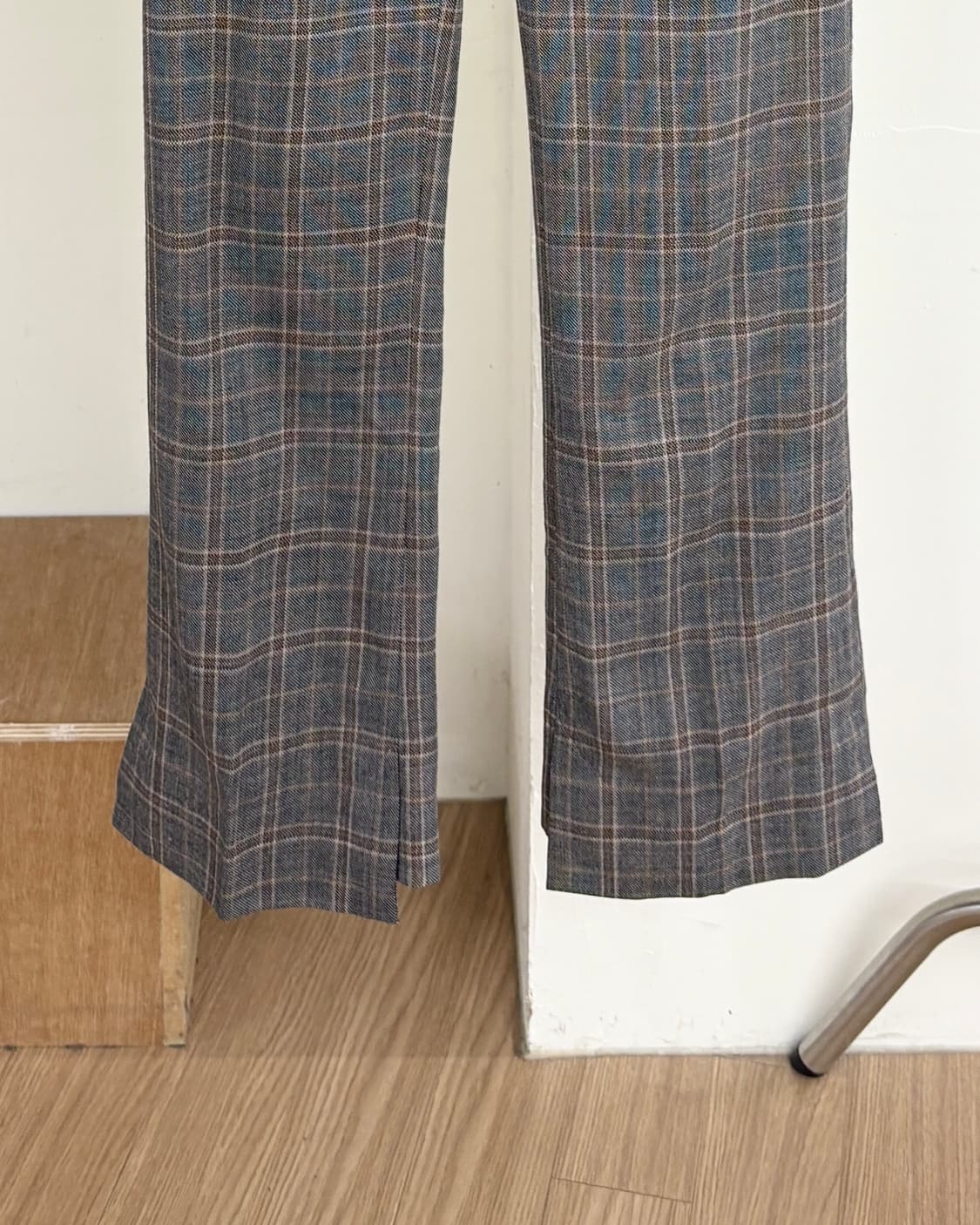 토가 풀라 그레이 사이드 버클 울 벤트 팬츠 상품이미지3