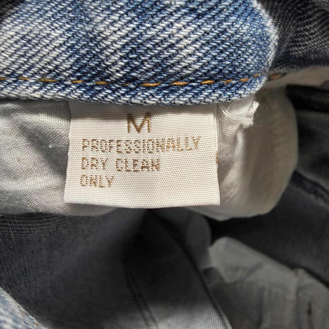 (M)여성 STEREO 배기핏 연청 데님 팬츠 상품이미지5