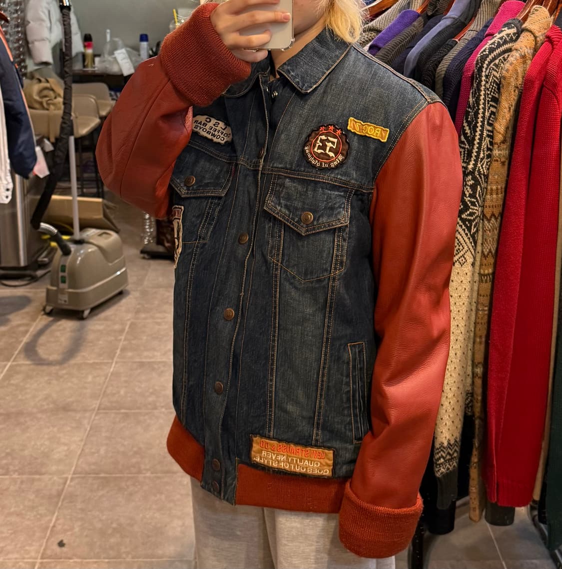 [NO.9] Levi’s 소가죽 데님 자켓 상품이미지3