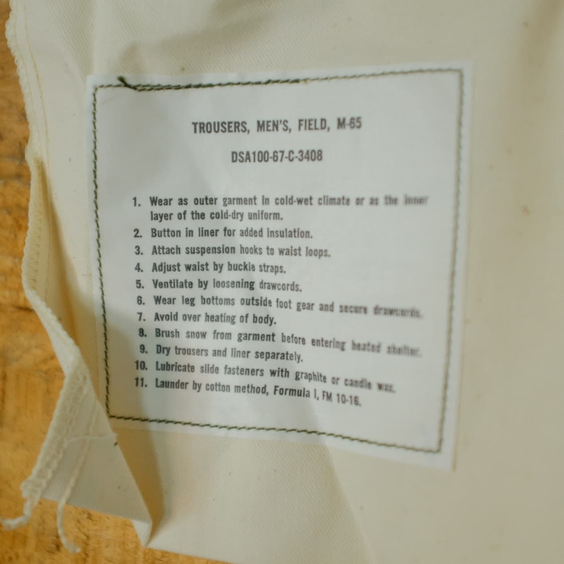 (Dead Stock) 1960‘s Made In USA US ARMY  상품이미지6