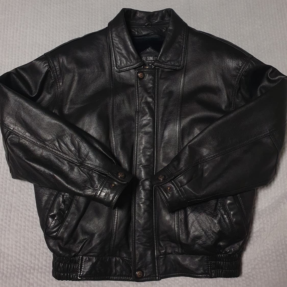 빈티지 양가죽 봄버 자켓 상품이미지3