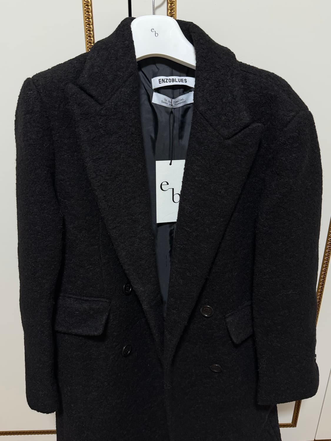 엔조블루스 롱코트 밤색 상품이미지1