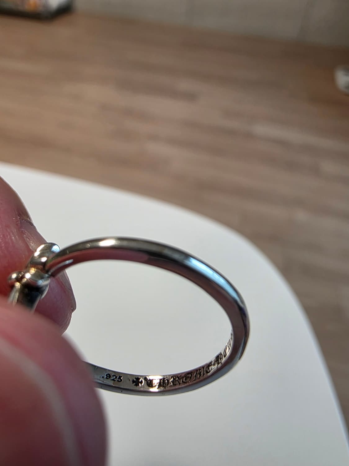 크롬하츠 크로스 버블검링US8 새상품 상품이미지4