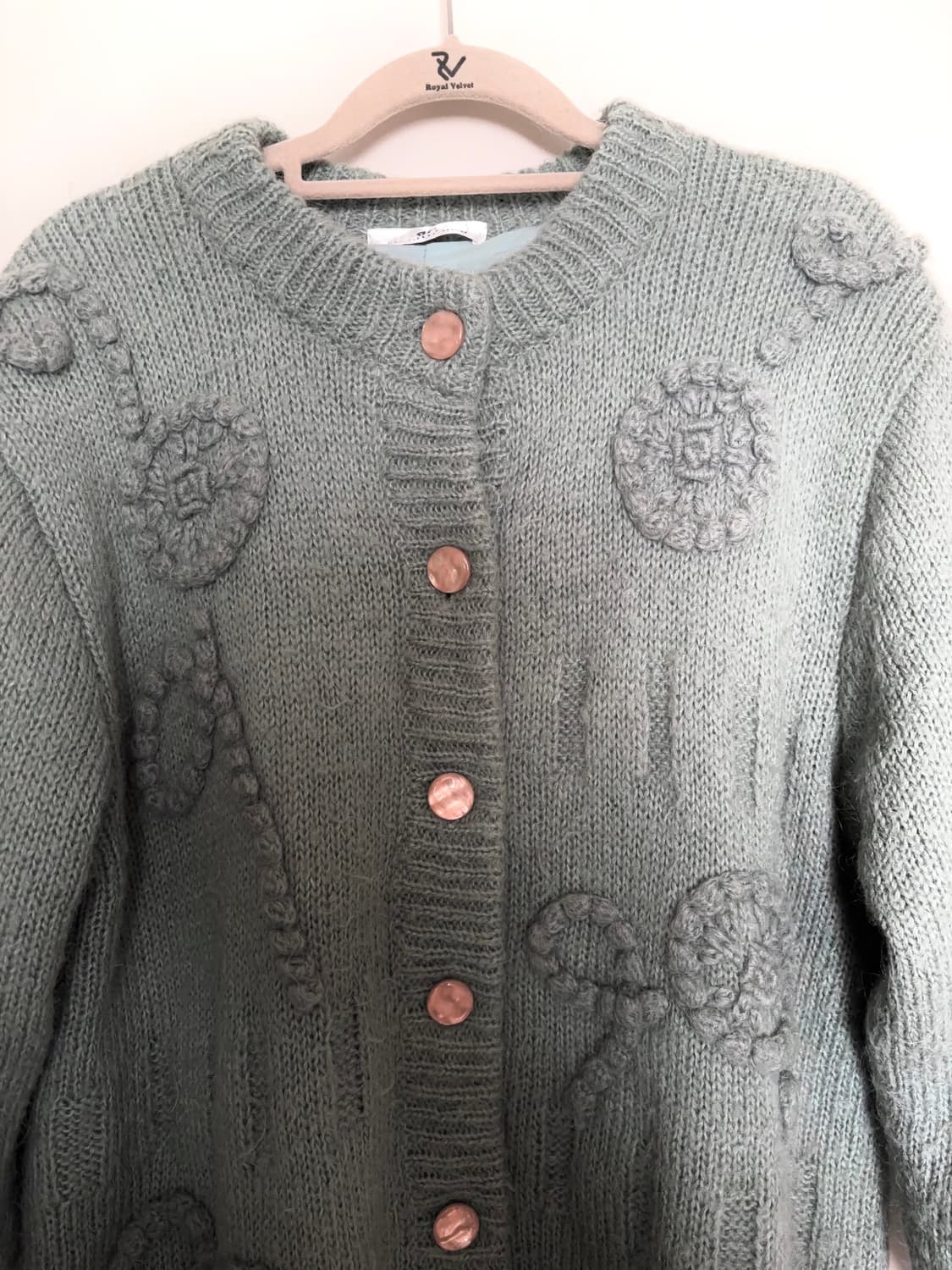 민트우유 모리걸 폭닥 니트 가디건 상품이미지3