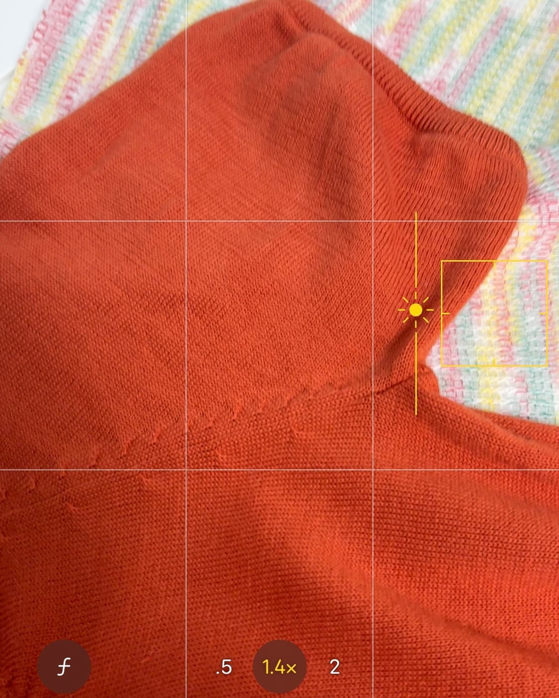 오렌지 반소매 니트 탑 상품이미지6